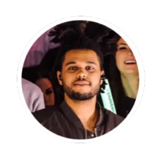 😍 The Weeknd promi, sänger, musiker, porträt, the weeknd whatsapp sticker