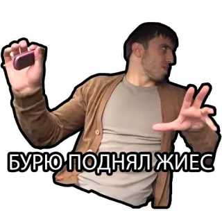 🌪 БУРЮ ПОДНЯЛ ЖИЕС telegram sticker