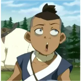 😱 Sokka Avatar: The Last Airbender Kreskówka, Anime, Animacja, Sokka, Avatar, Legenda Aanga telegram sticker