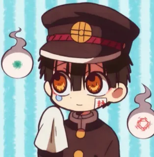 💮 Hanako Toilet-Bound Hanako-kun Anime, Mangá, Fantasma, Uniforme escolar, Fofo, Sobrenatural telegram sticker