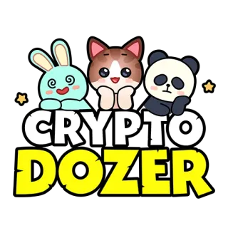 😃 CRYPTO DOZER crypto, animals, cartoon, digital, sticker, dozer, rabbit, cat, panda telegram sticker