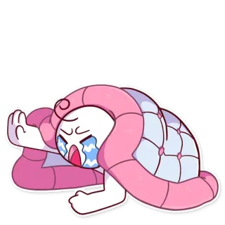 😩 llorando, triste, dibujo animado, personaje, emoción, sticker whatsapp sticker