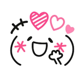😄 amour, mignon, emoji, kawaii, coeur whatsapp sticker