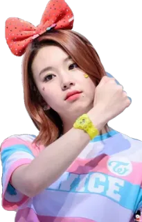 ✊ Chaeyoung kpop, twice, idol, cantante, carina, donna, chaeyoung telegram sticker