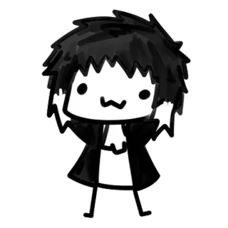 😀 Cartoon, Figur, Zeichnung, Illustration, Kawaii, Niedlich telegram sticker