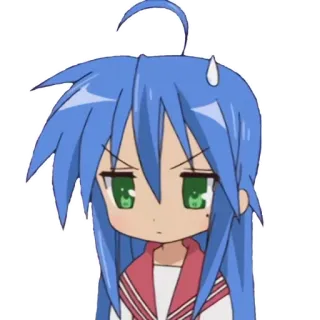 😑 Konata Izumi Lucky Star Anime, Manga, Chica, Linda, Konata, Izumi, Lucky Star telegram sticker