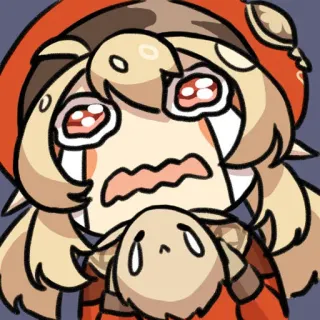 😭 Klee Genshin Impact Klee, Genshin Impact, animé, pleurs, triste whatsapp sticker