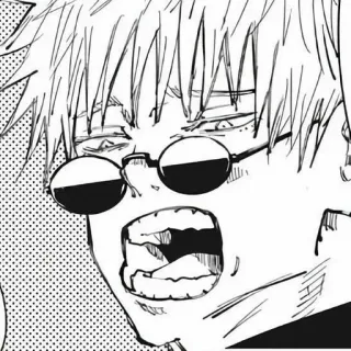 🏳 Satoru Gojo Jujutsu Kaisen Anime, Gojo, Satoru, Jujutsu Kaisen, Manga telegram sticker