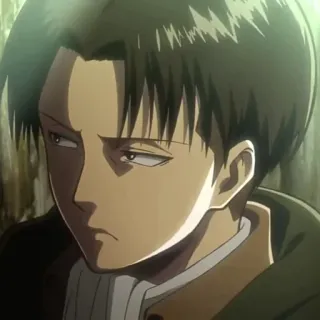 ⚔ Levi Ackerman Attack on Titan Anime, Karakter, Attack on Titan, Levi, Levi Ackerman, Manga, Prajurit telegram sticker
