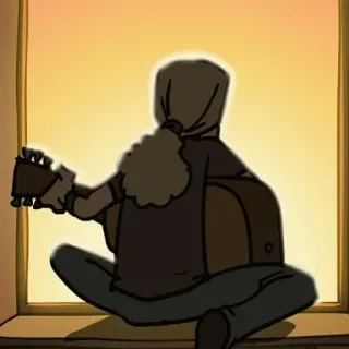 🤗 cửa sổ, guitar, âm nhạc, nhạc sĩ, hoàng hôn telegram sticker