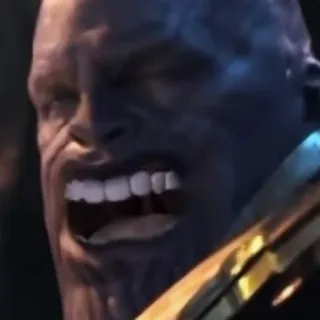 Faces of Thanos telegram stickers