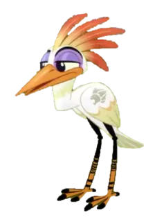 😐 Ono The Lion Guard oiseau, dessin animé, animal, Ono, la garde du roi lion telegram sticker