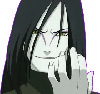 😎 Orochimaru Naruto 오로치마루, 나루토, 애니, 만화, 닌자, 악당 telegram sticker
