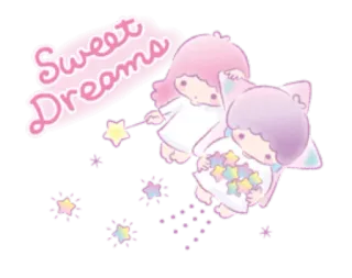 Little Twin Stars: Dreamy telegram stickers