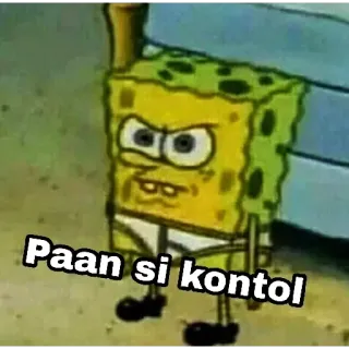 🤔 Spongebob Paan si kontol spongebob, cartoni animati, arrabbiato telegram sticker