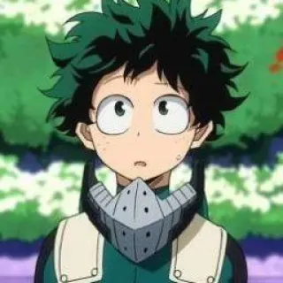 🥦 Izuku Midoriya My Hero Academia Anime, Manga, My Hero Academia, Izuku Midoriya, Deku, Eroe, Cartone animato telegram sticker