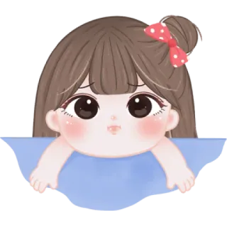 🍓 可爱, 女孩, 卡通, 卡哇伊, 迷人, 插画 telegram sticker