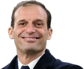 😄 Massimiliano Allegri football, soccer, coach, manager, Italy, Juventus telegram sticker