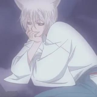 🦊 Tomoe Kamisama Kiss anime, fox, spirit, kamisama kiss, tomoe telegram sticker
