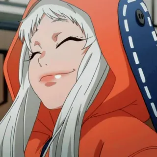 🕊 Runa Yomozuki Kakegurui 애니메이션, 카케구루이, 요모즈키 루나, 만화, 카와이, 귀여운 whatsapp sticker
