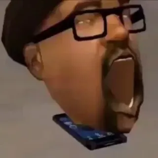 🔪 Big Smoke Grand Theft Auto: San Andreas วิดีโอเกม, ตัวละคร, gta, san andreas, big smoke telegram sticker