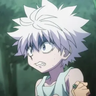⚡️ Killua Zoldyck Hunter x Hunter Аниме, Киллуа, Киллуа Золдик, Hunter x Hunter, Мультфильм telegram sticker