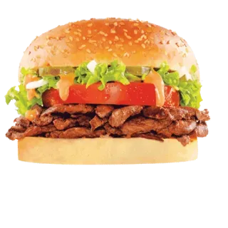 🍔 burger, food, sandwich, meat, tomato, lettuce, bun telegram sticker