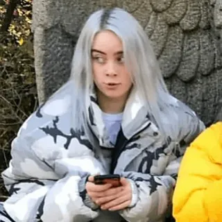 🕸 Billie Eilish Sänger, Promi, Popstar, Billie Eilish telegram sticker