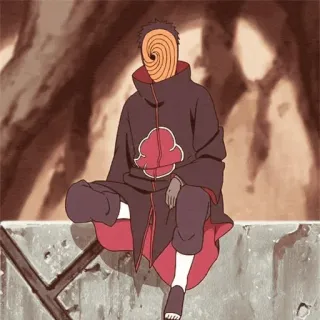 🕷 Tobi Naruto anime, manga, villain, ninja, akatsuki telegram sticker
