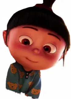 😍 Agnes Despicable Me Cartoon, Niedlich, Figur, Mädchen, Film, Animation telegram sticker