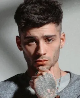 😐 Zayn Malik ミュージシャン, 歌手, セレブ, ポートレート, One Direction, 男性 telegram sticker