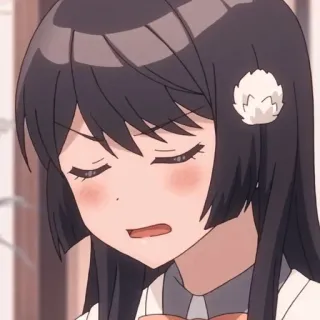 😒 Anime, Cô gái, Hoạt hình, Dễ thương, Manga telegram sticker