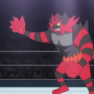 🖐 Incineroar Pokémon pokemon, incineroar, fighting, character telegram sticker