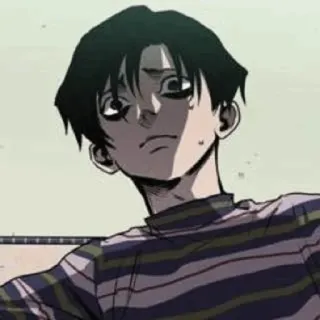 ➖ Yoon Bum Killing Stalking killing stalking, yoon bum, manhwa, anime telegram sticker