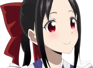 🙂 Kaguya Shinomiya Kaguya-sama: Love Is War Аниме, Кагуя, Любовь это война, Синомия, милый telegram sticker