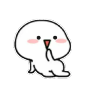 😂 adesivo, desenho animado, personagem, fofo, gesto ofensivo telegram sticker
