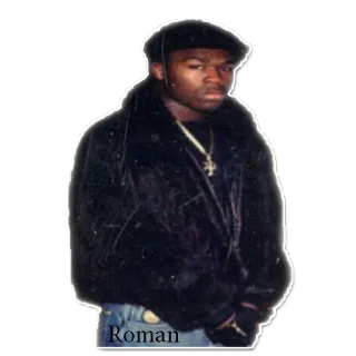 😏 Roman persoon, man, portret, hoed telegram sticker