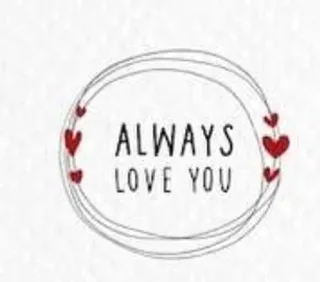 ➰ ALWAYS LOVE YOU amore, cuore, sempre, relazione, adesivo telegram sticker