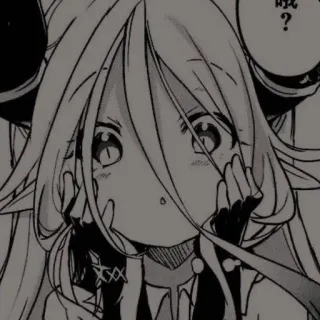 🖤 Anime, Garota, Mangá, Demônio, Chifres, fofo telegram sticker