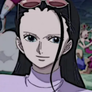 📜 Nico Robin One Piece 妮可·罗宾, 海贼王, 动漫, 角色, 海盗, 漫画, 草帽海贼团 telegram sticker