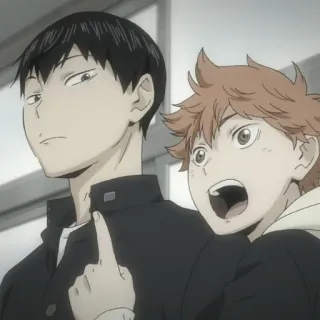 🏐 Tobio Kageyama Haikyuu!! haikyuu, anime, manga, kageyama, hinata, volleyball, sports anime telegram sticker