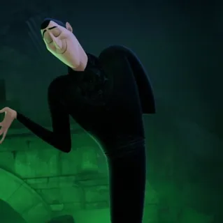 🧛‍♂ Dracula Hotel Transylvania カートゥーン, 吸血鬼, モンスター, ホテル・トランシルヴァニア, ドラキュラ telegram sticker
