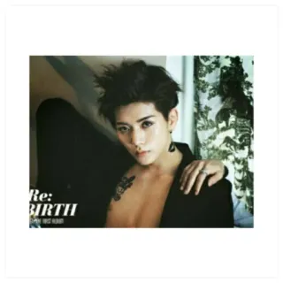 💦 Re: BIRTH zanger, K-pop, mode, muziek, tattoo, mannelijk telegram sticker