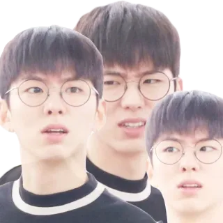 😨 man, glasses, facial expression, portrait, person, casual wear whatsapp sticker