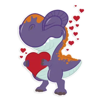 DinoMess whatsapp stickers