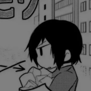 🕷️ Anime, Manga, Chłopak, Smutny, Słodki whatsapp sticker