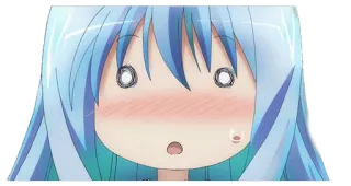 😱 Anime, Kawaii, Überrascht, Süß, Manga, Schockiert, Charakter, Emotion whatsapp sticker