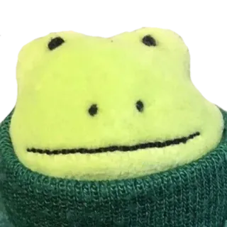 😐 frog, animal, cute, green telegram sticker