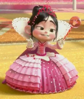🤷‍♀ Vanellope von Schweetz Wreck-It Ralph vanellope von schweetz, ralph reicht's, disney, prinzessin, zeichentrickfigur, süßigkeiten, süß whatsapp sticker