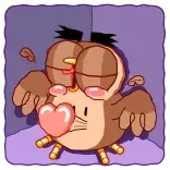 Wally the Owl @TgEmojis telegram emojis 😨